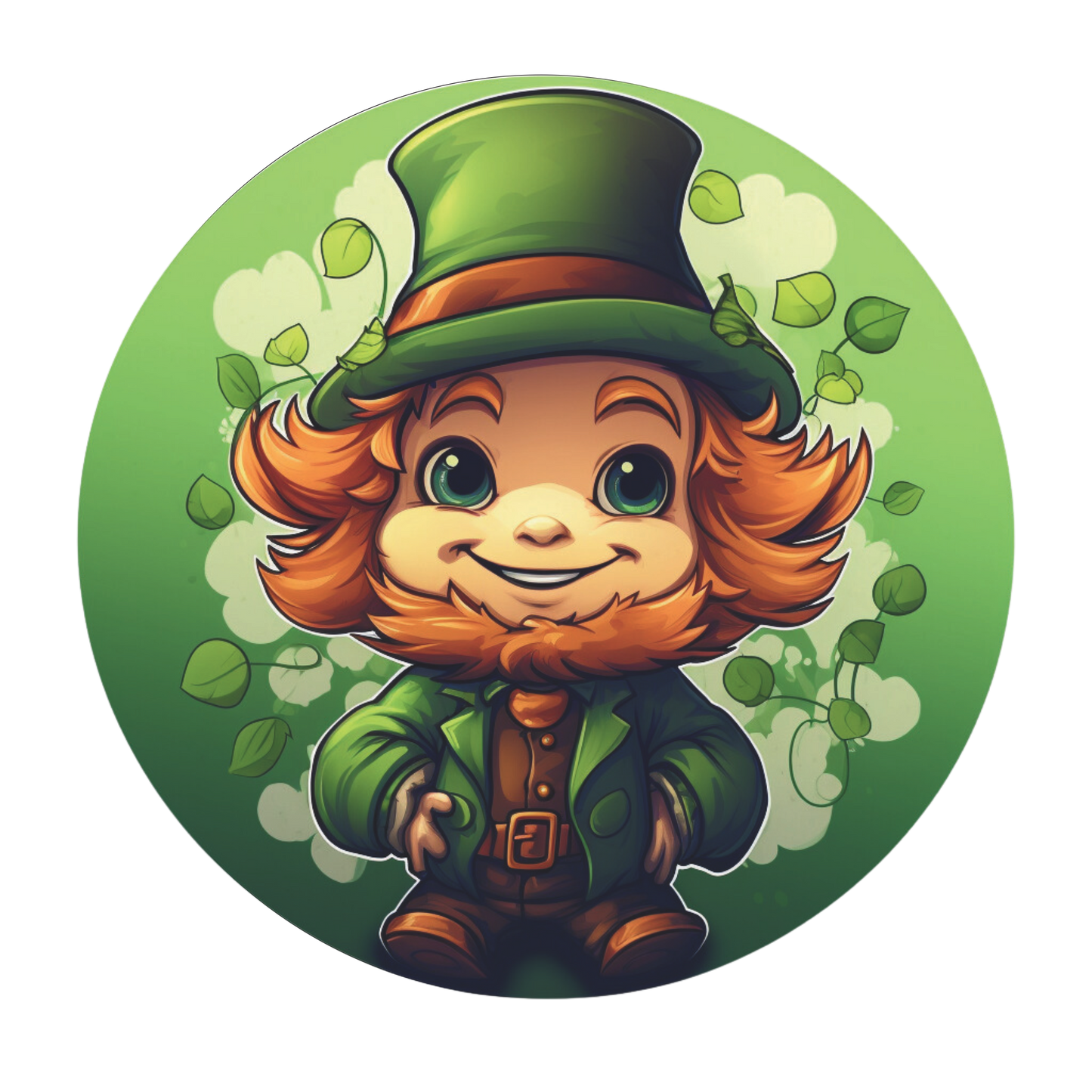 Adorable Leprechaun Round