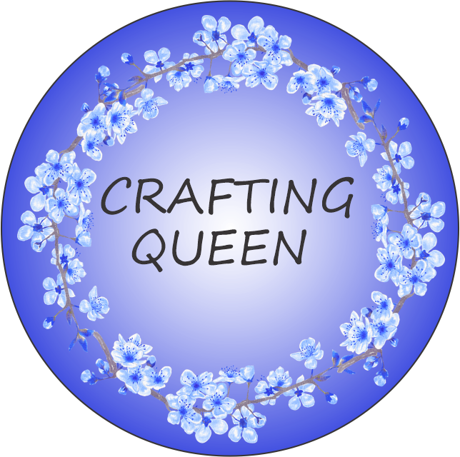 π Crafting Queen Keychain β Double Sided | 1.9" x 1.9" | Multiple Colors