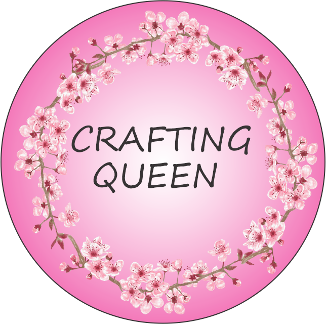 π Crafting Queen Keychain β Double Sided | 1.9" x 1.9" | Multiple Colors