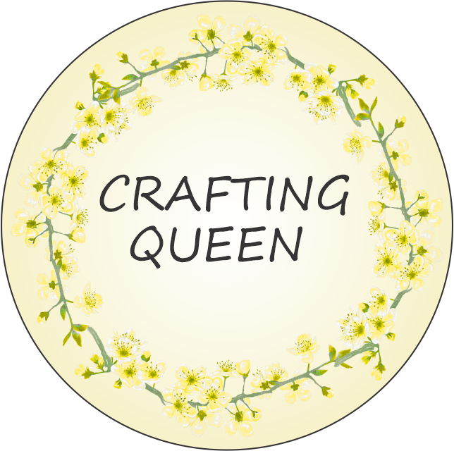 π Crafting Queen Keychain β Double Sided | 1.9" x 1.9" | Multiple Colors