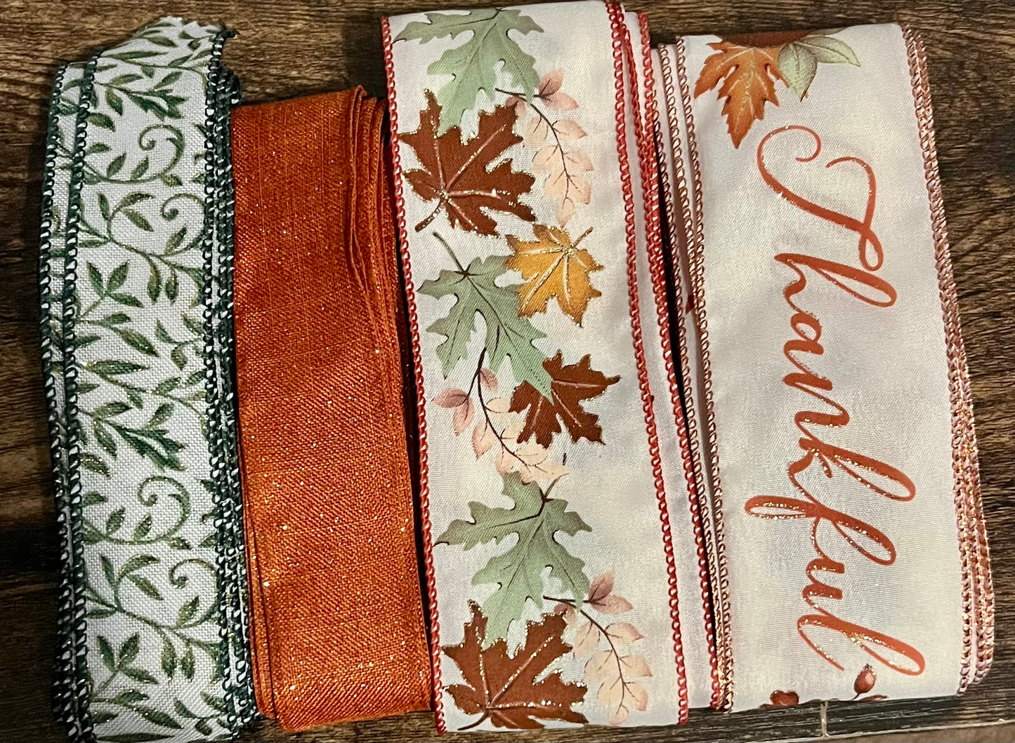 Fall Turkey Sign and Ribbon Set