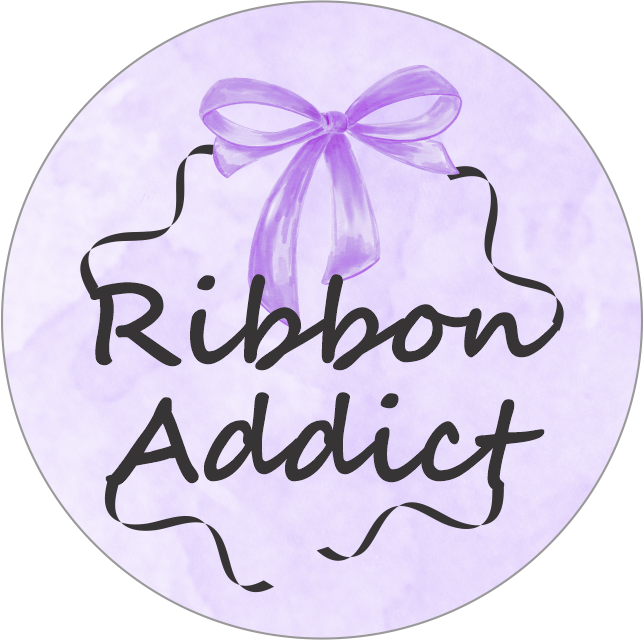 Ribbon Addict Keychain – Double Sided | 1.9" x 1.9" | Multiple Colors