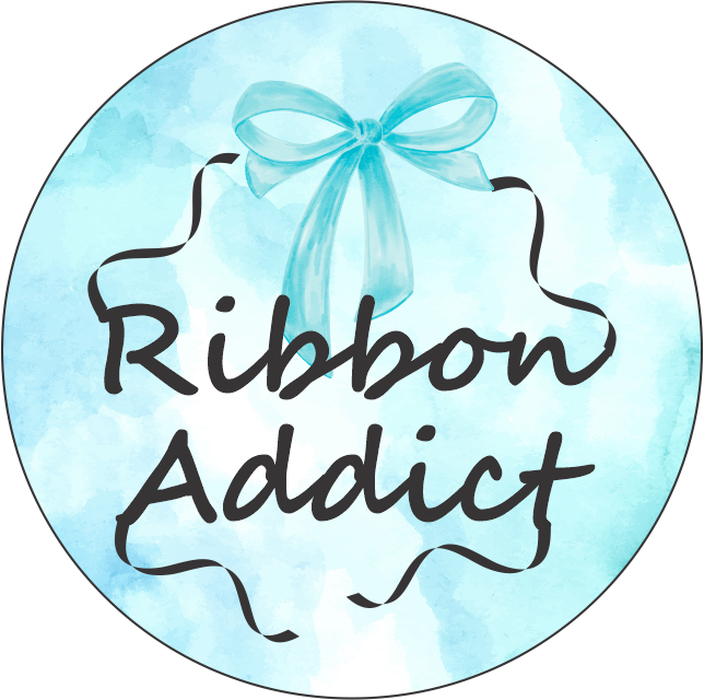 Ribbon Addict Keychain – Double Sided | 1.9" x 1.9" | Multiple Colors