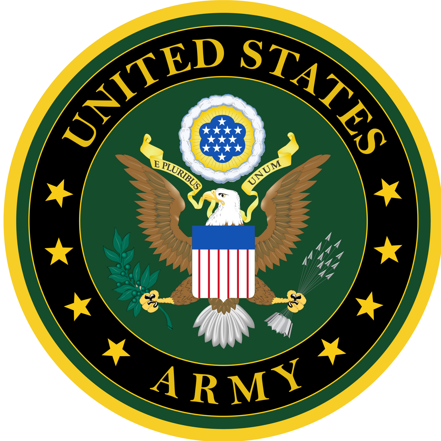 Army Round Sign