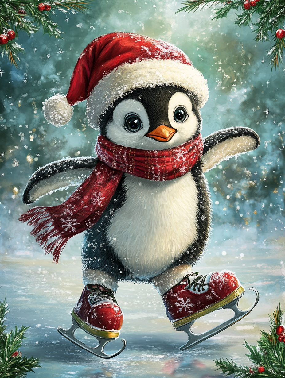 Penguin Ice Skating