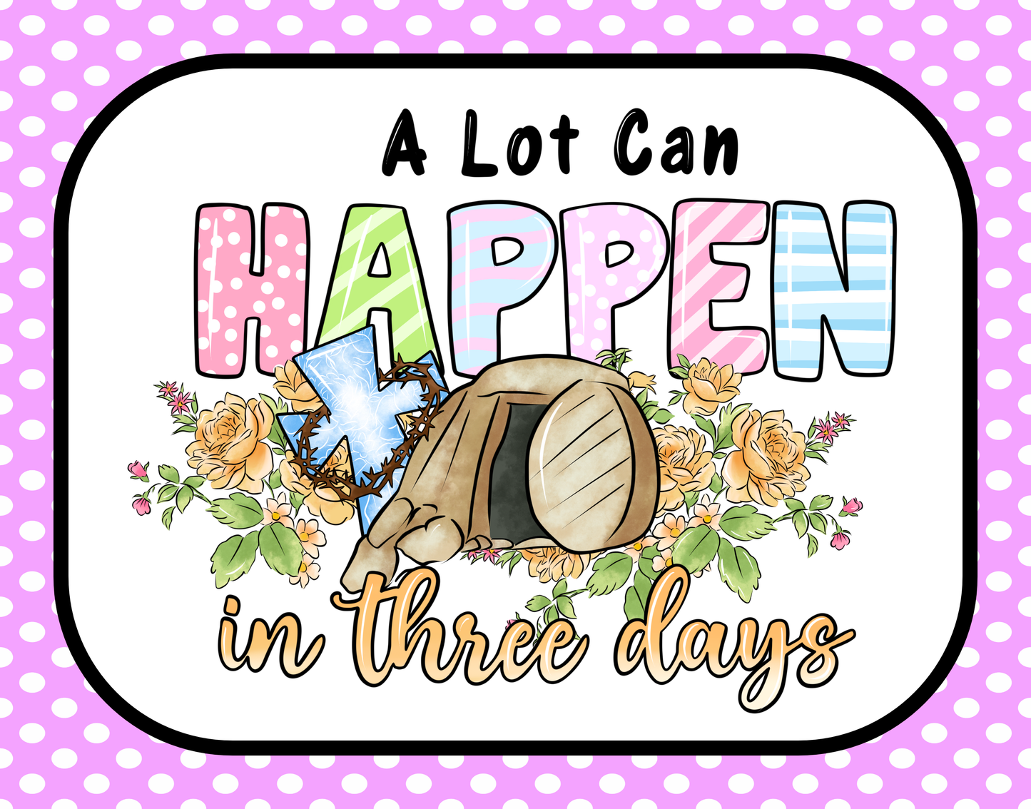 A Lot can Happen in 3 Days 7x9