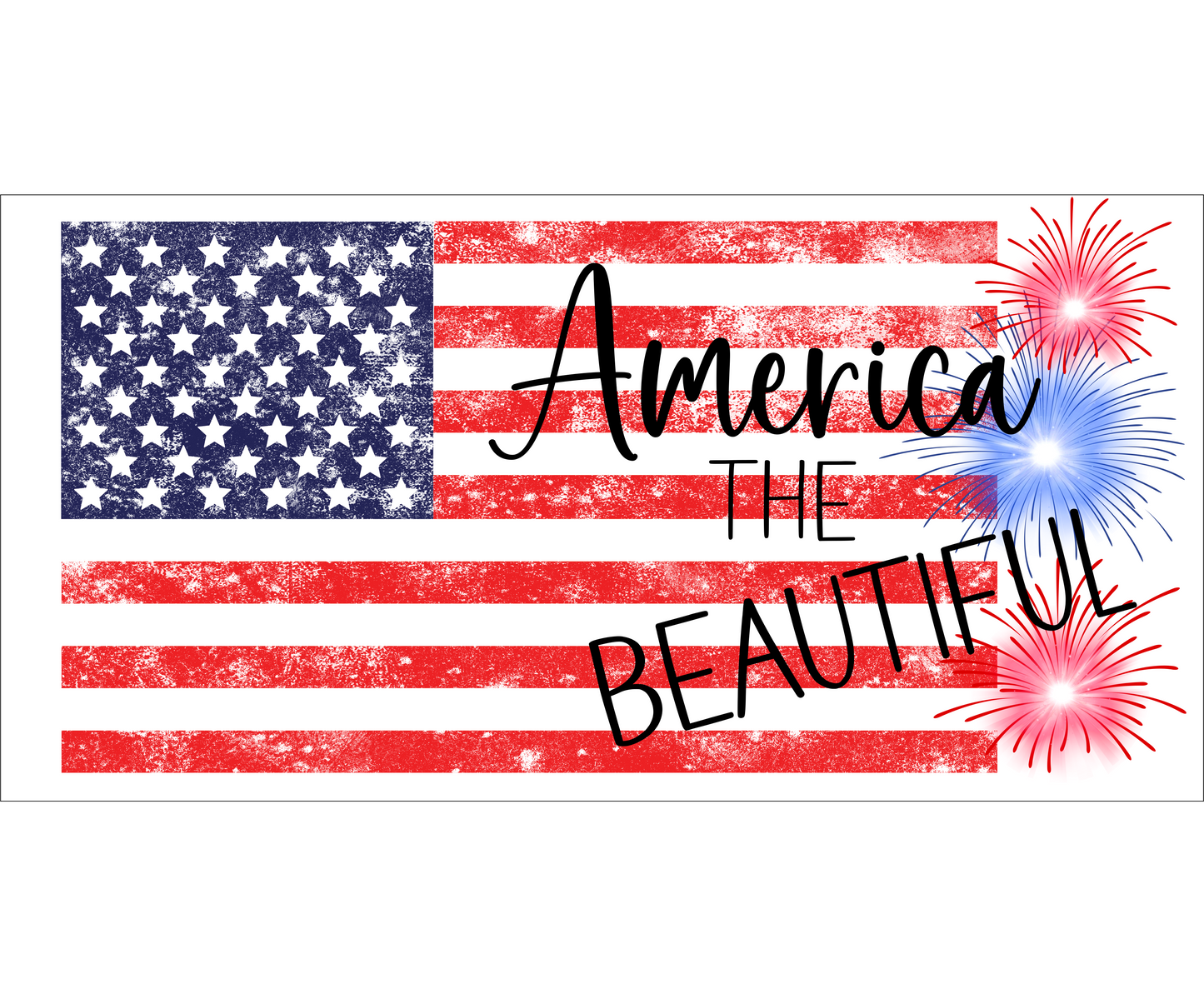 American Beautiful 12x6