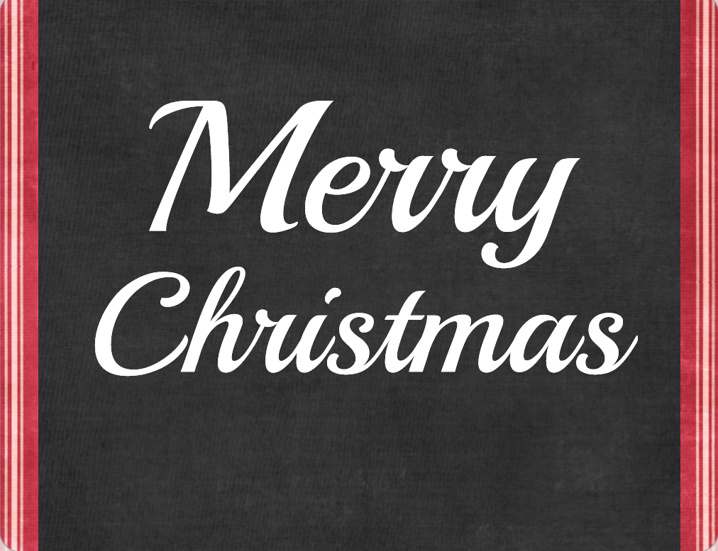 Merry Christmas Stripes