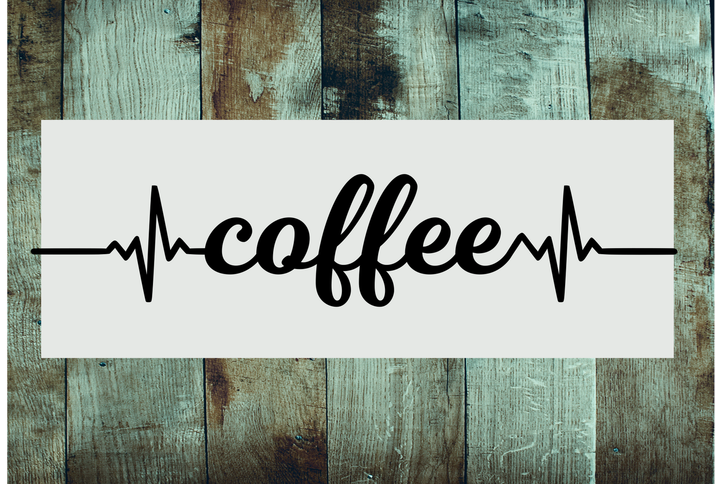 Coffee Tier Tray Sign