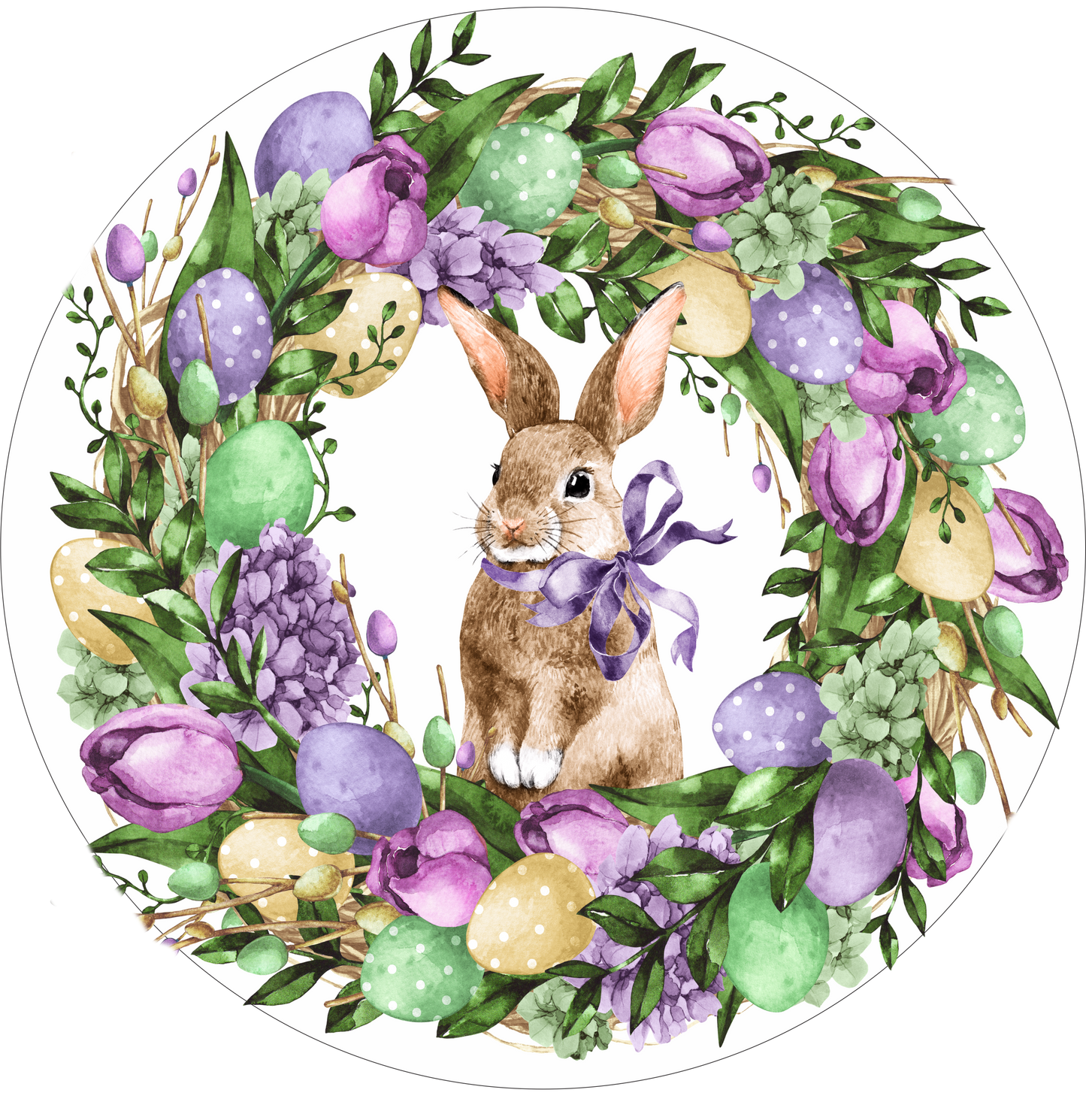 Easter Bunny Wreath