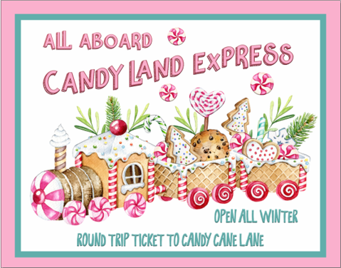All Aboard The Candy Land Express