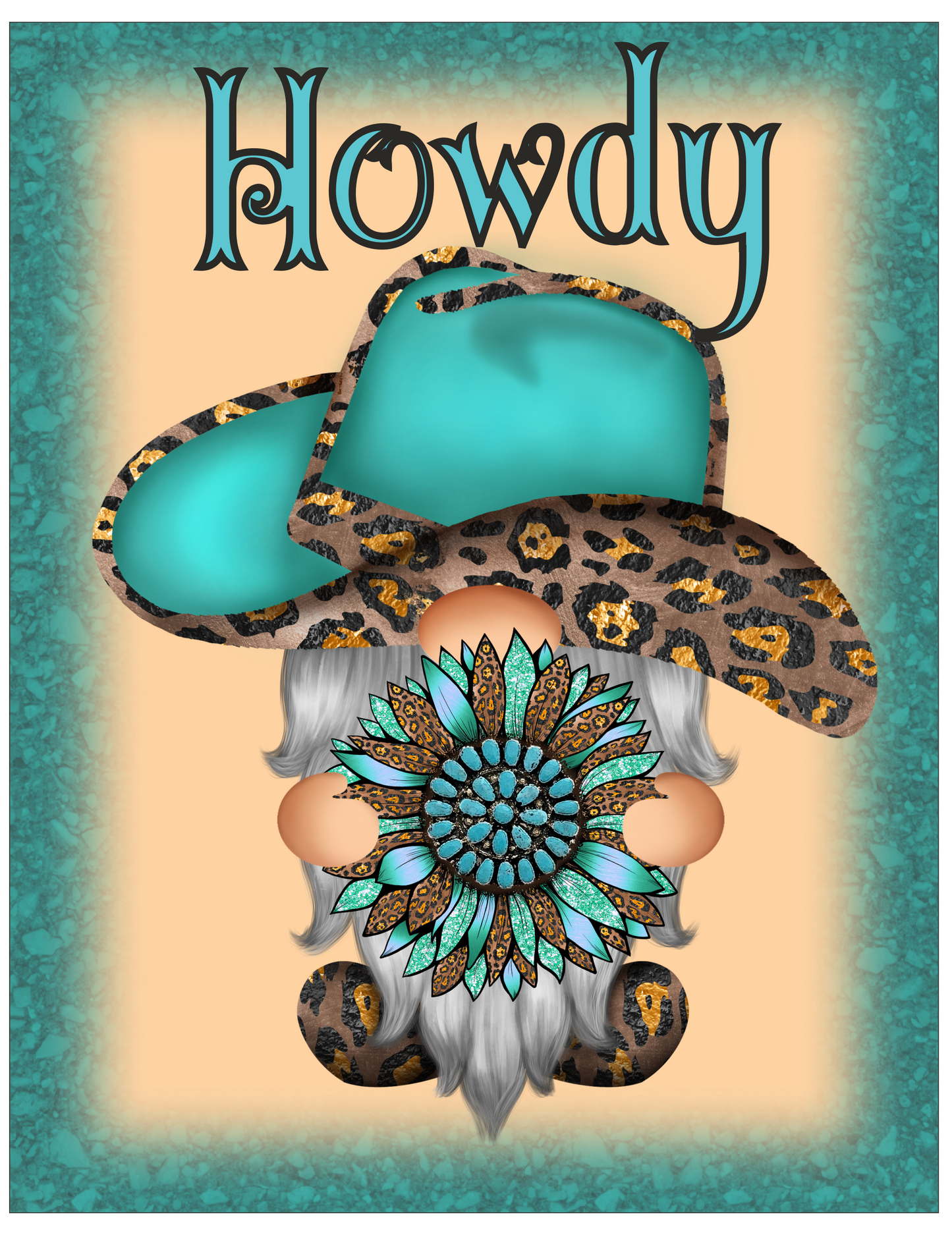 Gnome Cowboy Howdy