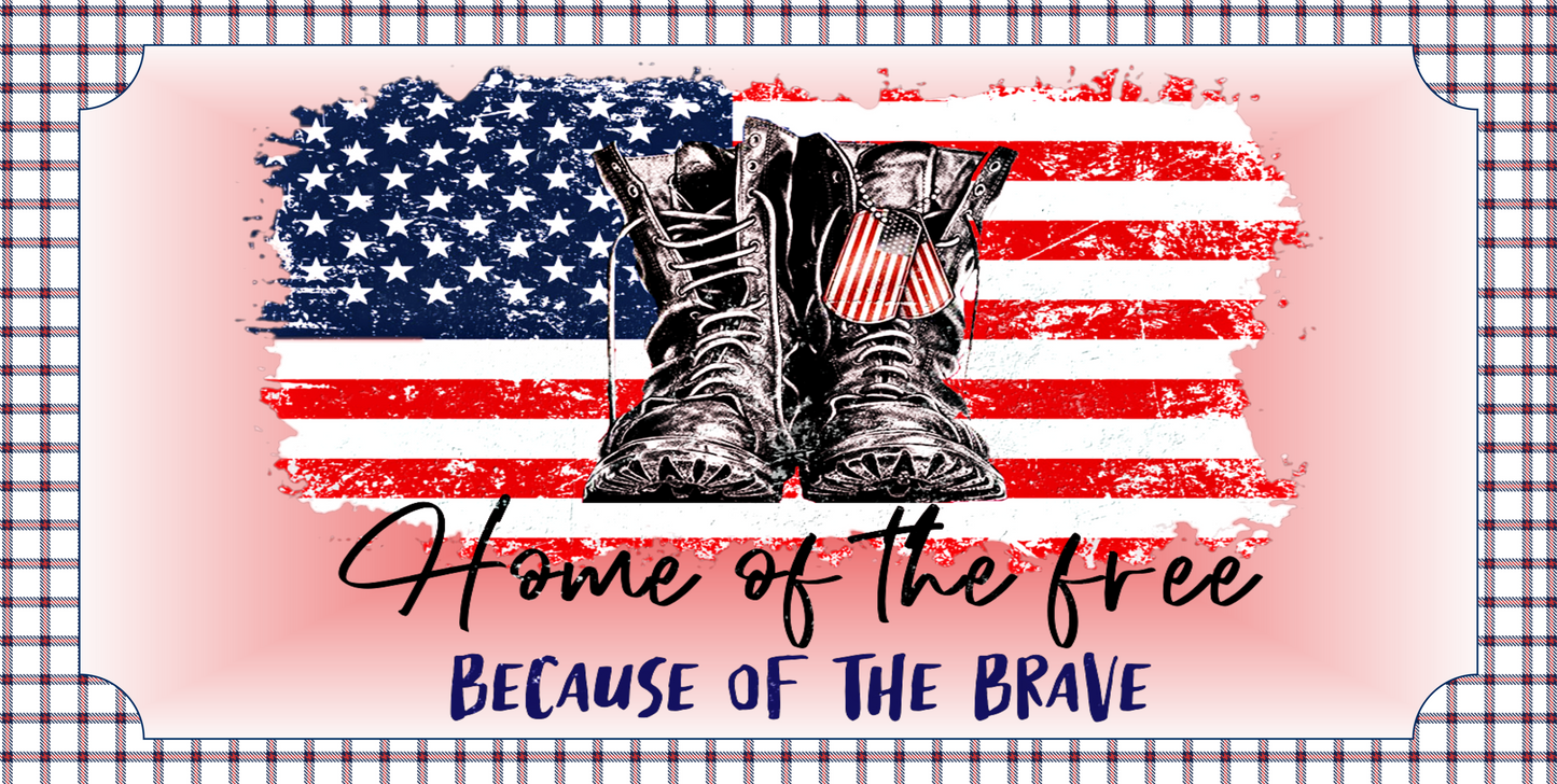 Home of the Free 12x6