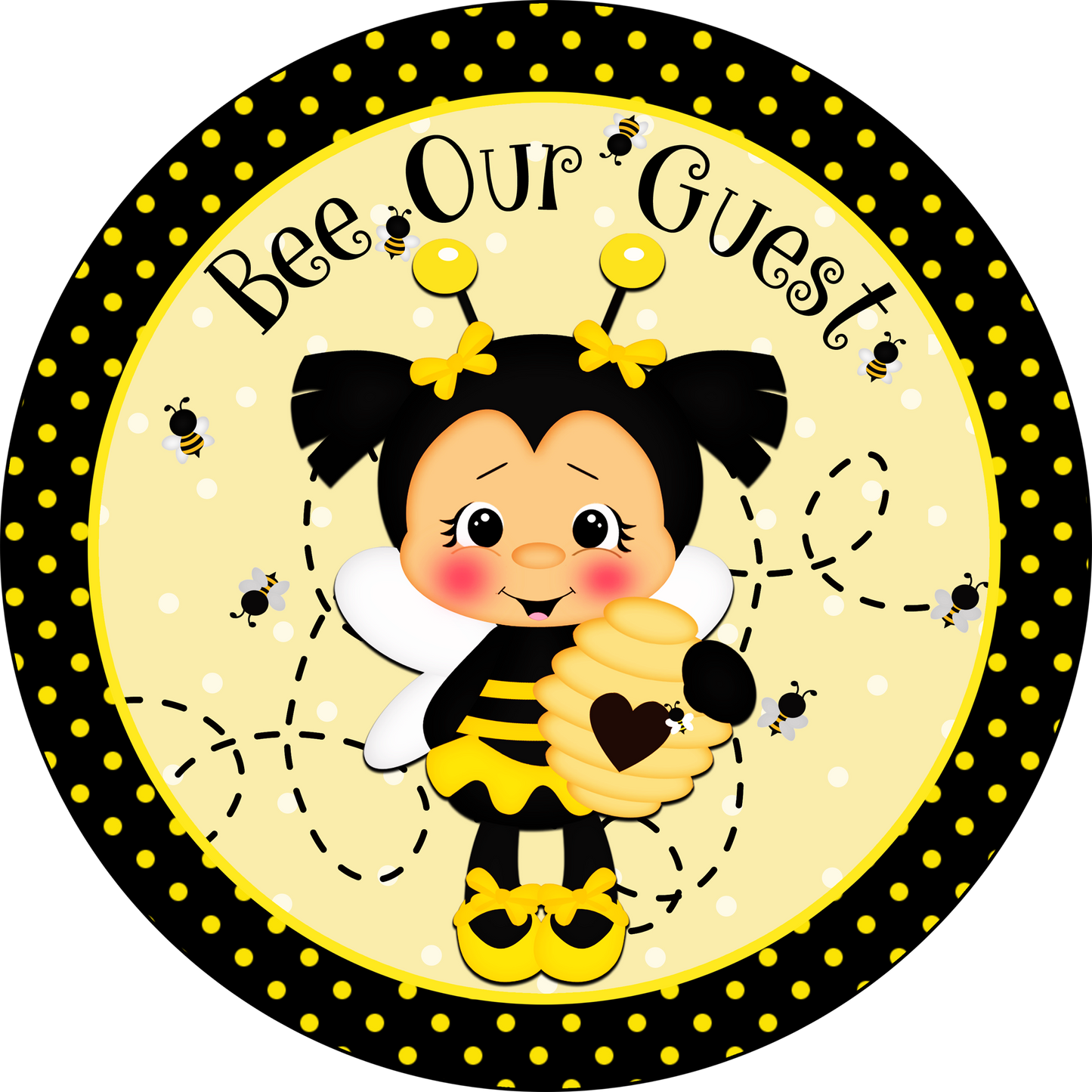 Honey Bee Our Guest Round