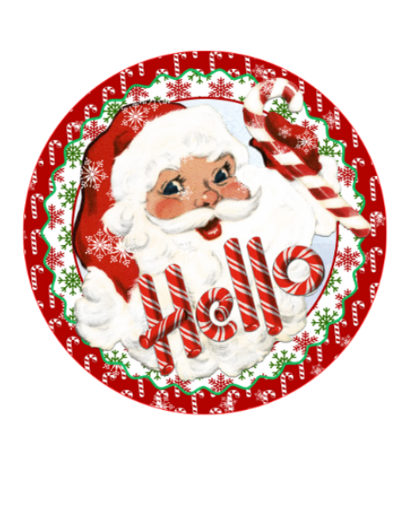 Hello Santa Round
