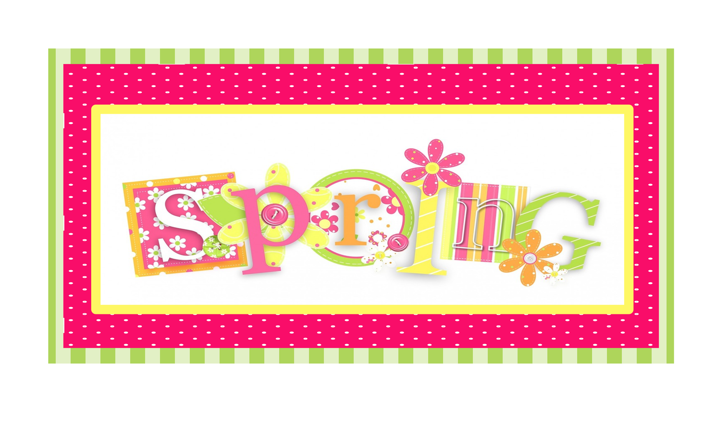 Spring Flowers 6x12