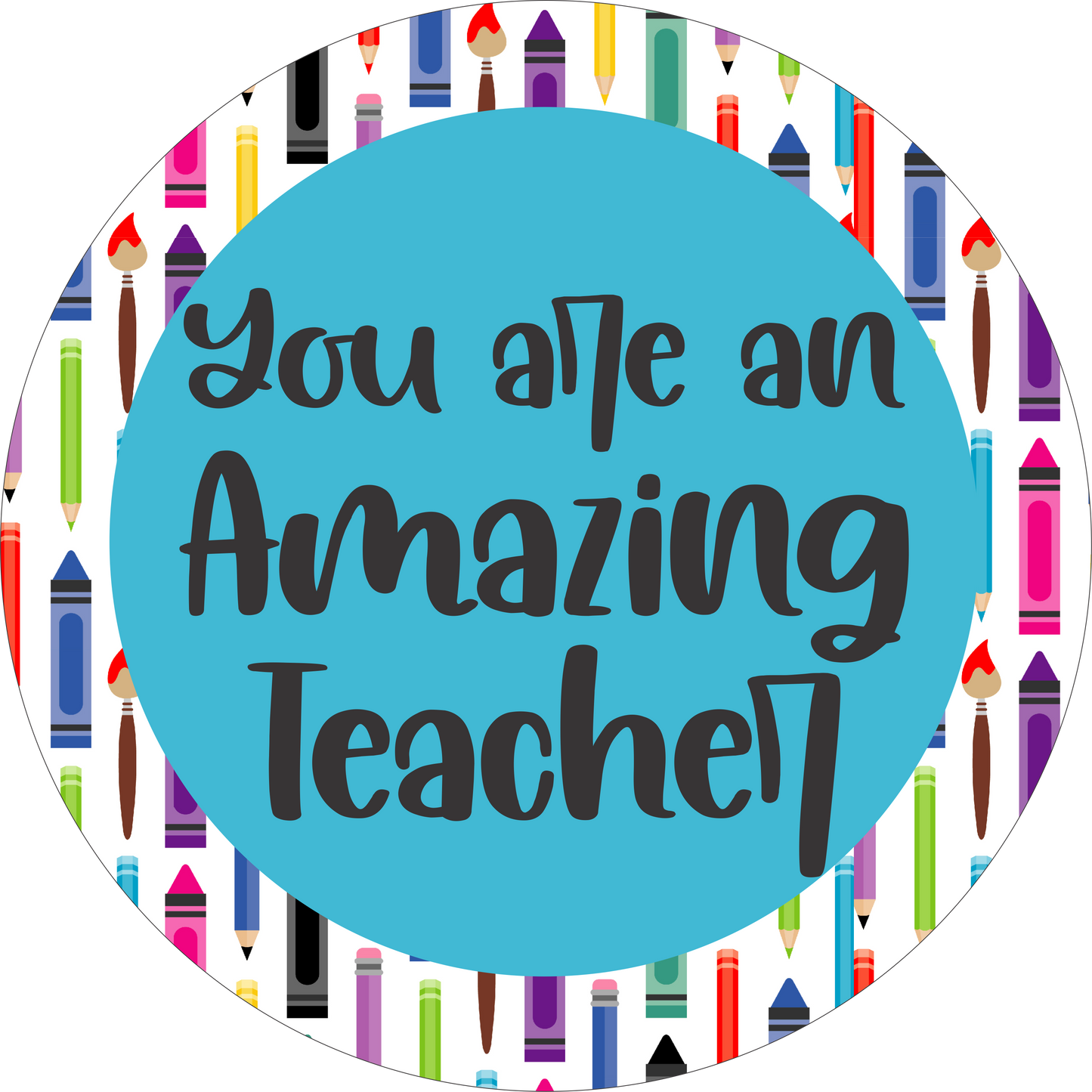 Round Amazing Teacher