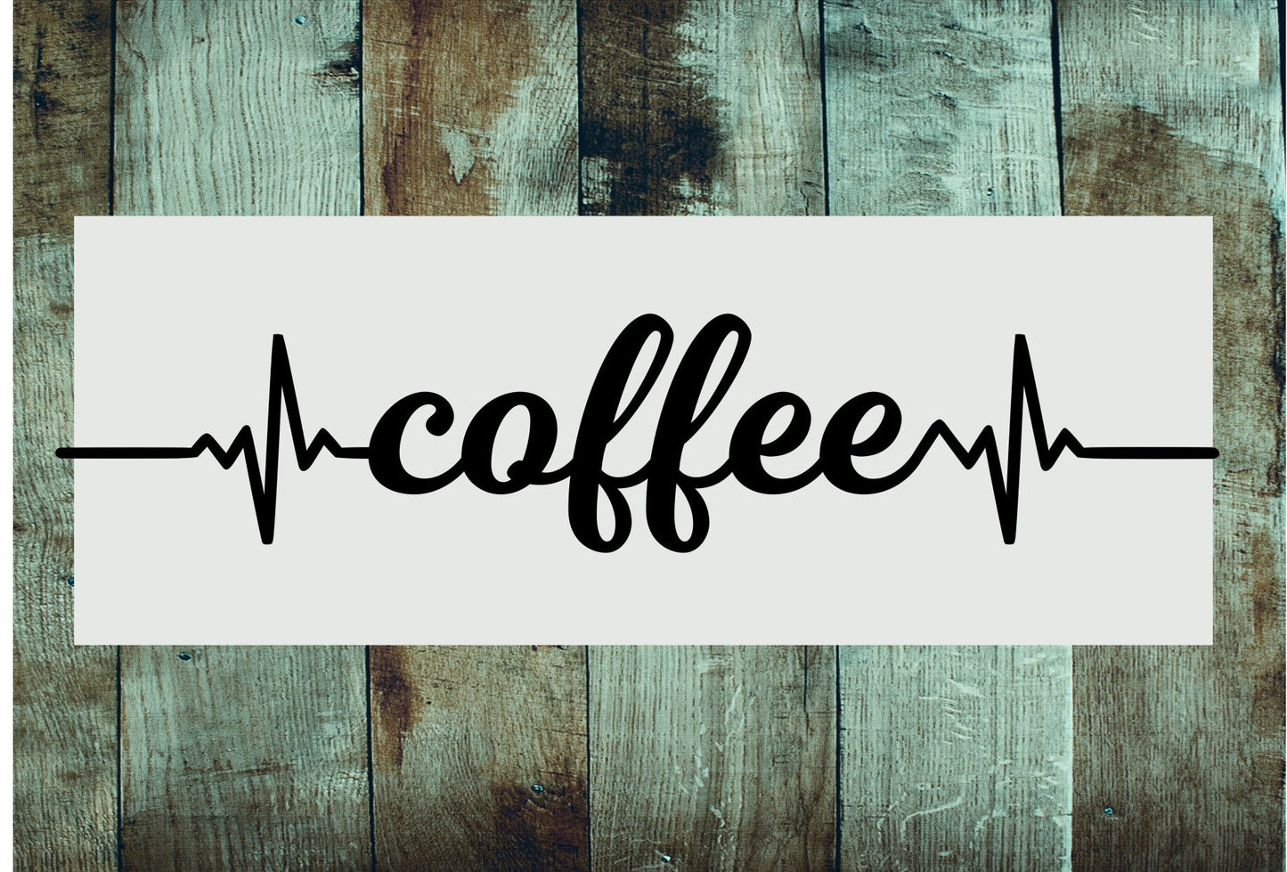 Coffee Tier Tray Sign 4 x 6