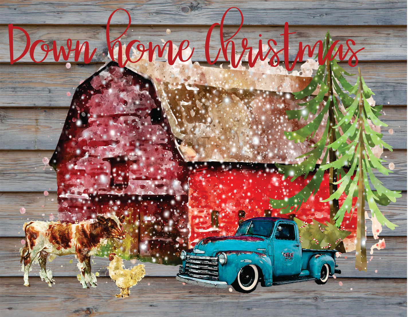Down Home Christmas Sign