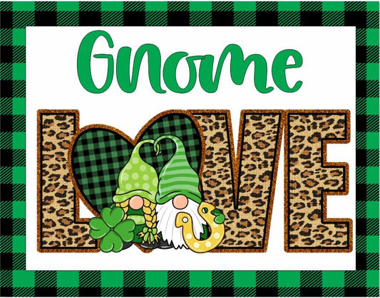Gnome Leopard Love sign