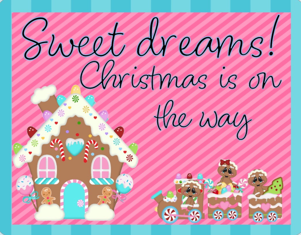 Sweet Dreams Christmas Candy sign