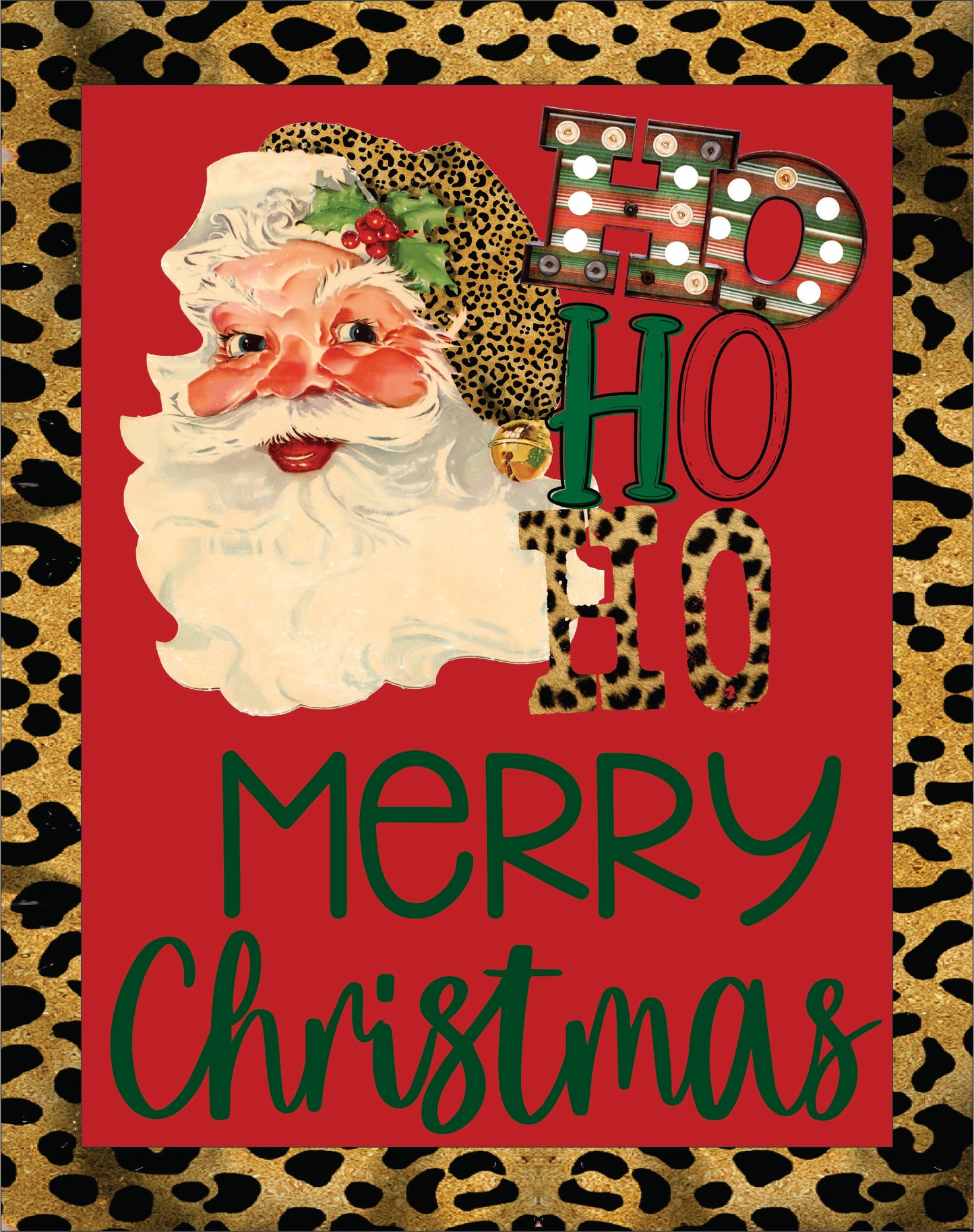 Merry Christmas Vintage Santa