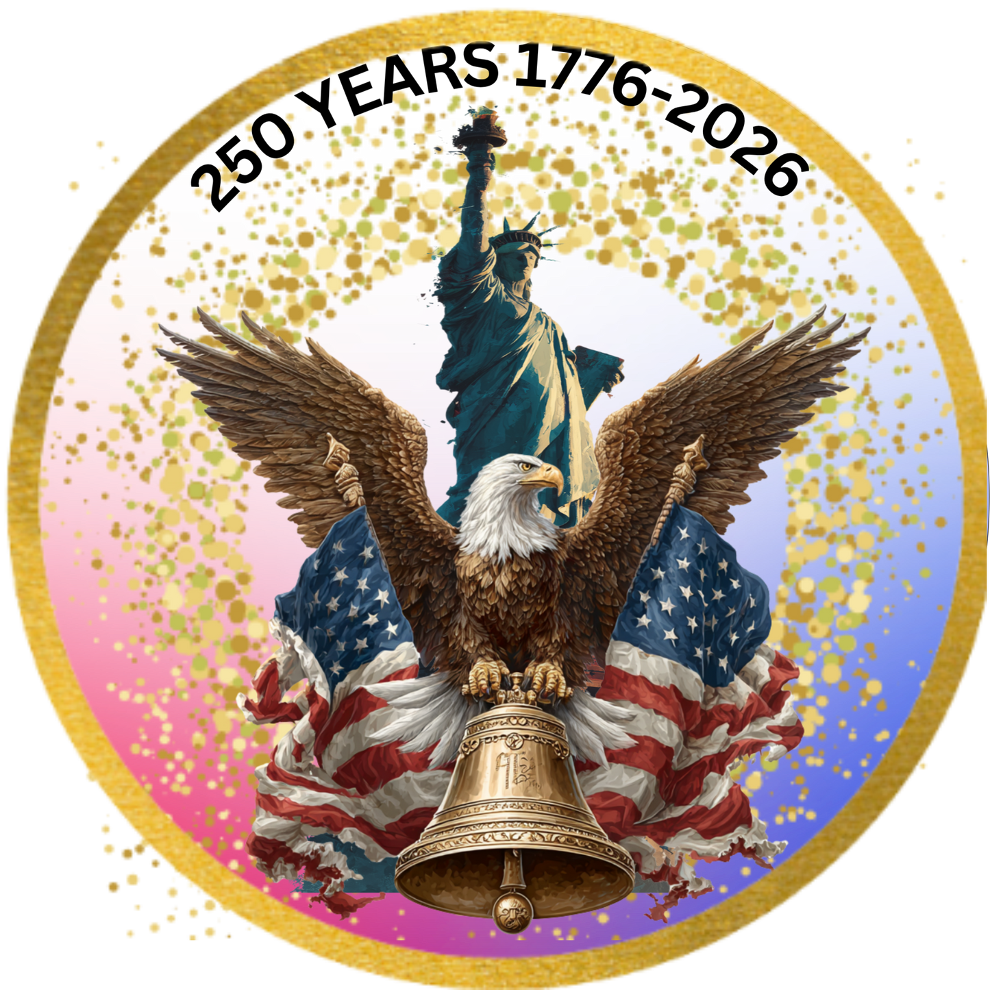250 Years Patriotic Round