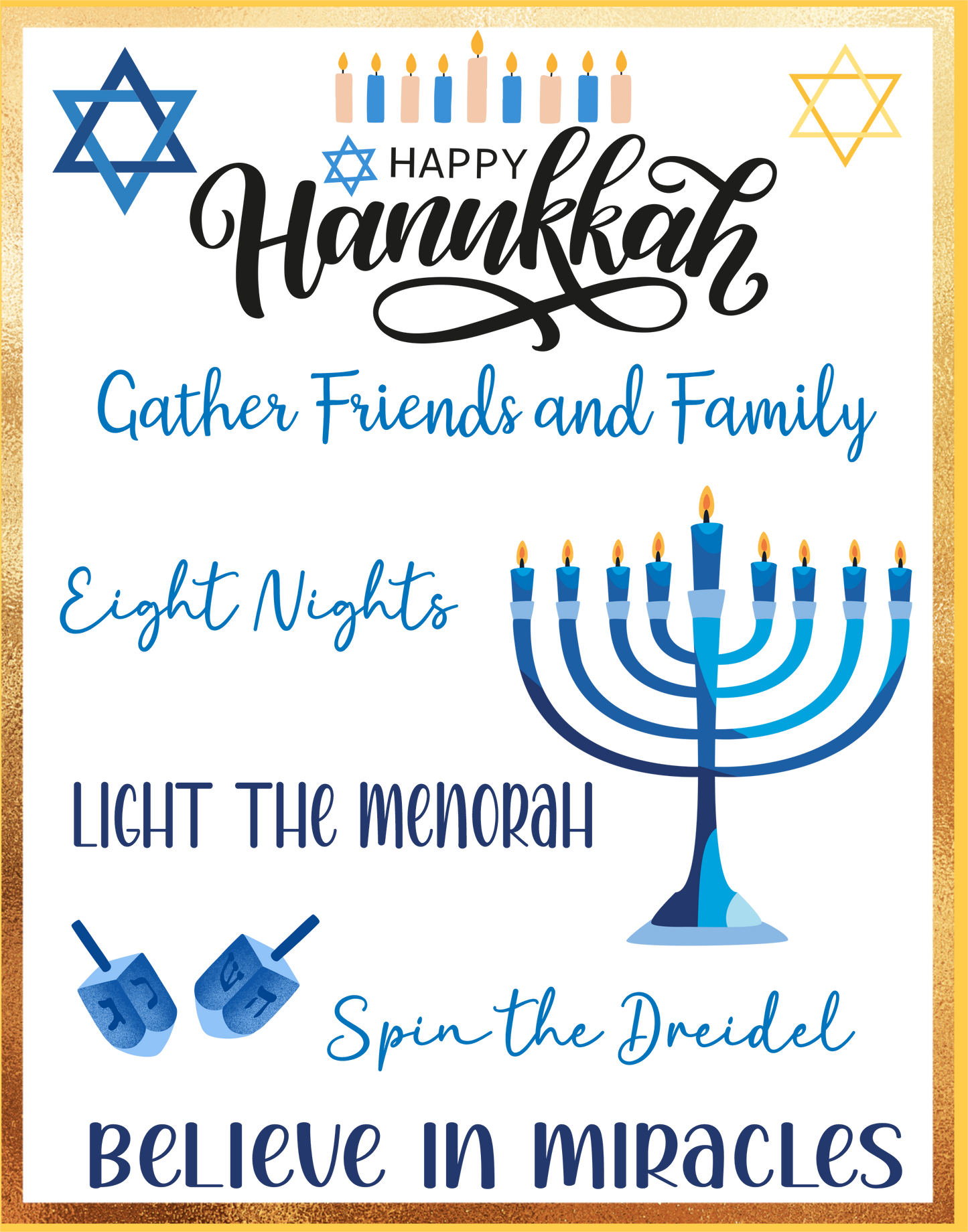 Happy Hanukkah Gather
