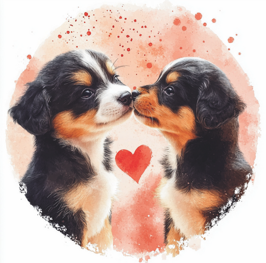 Puppy Love Sign Round