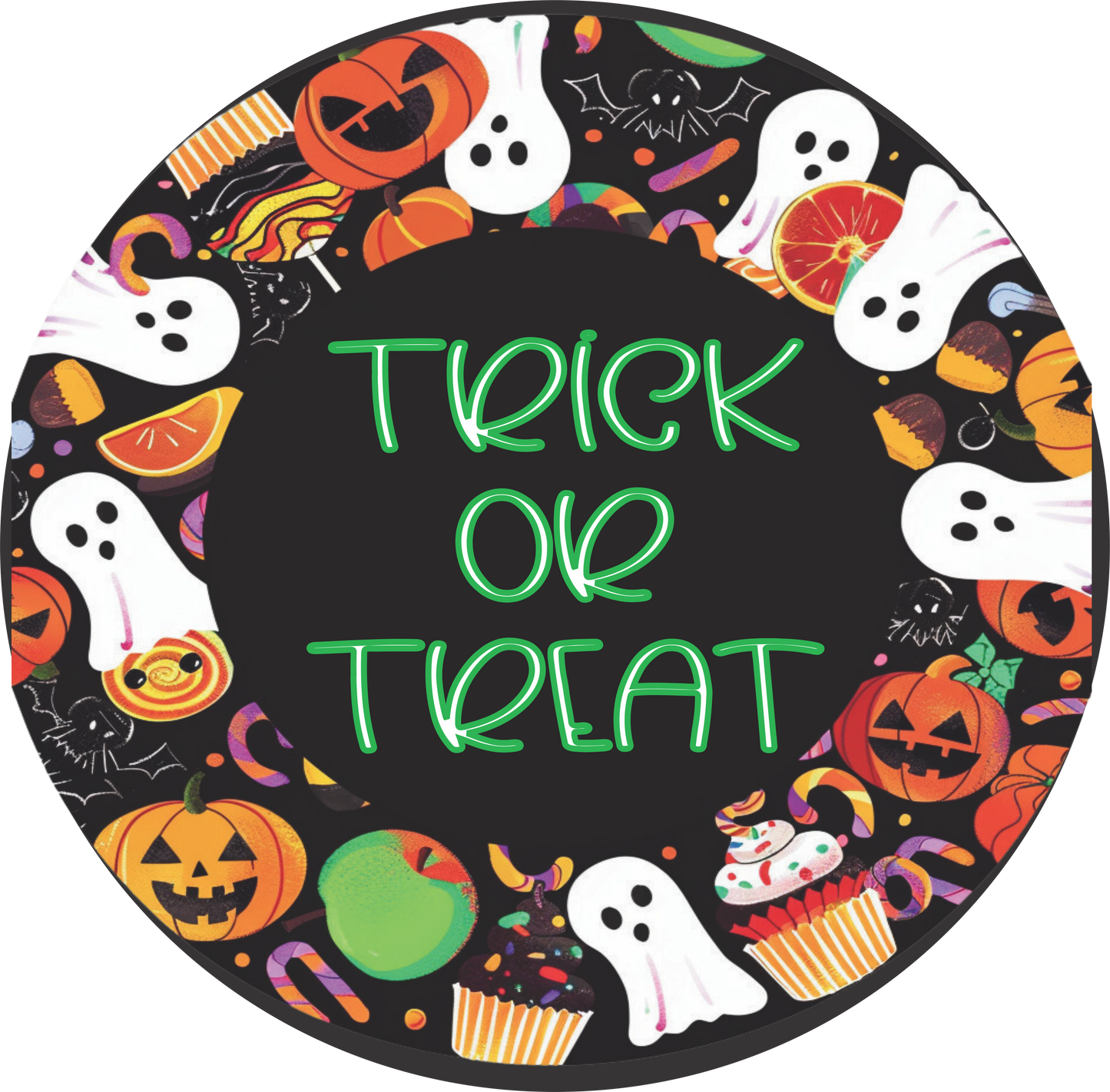 Trick or Treat cady ring sign Round