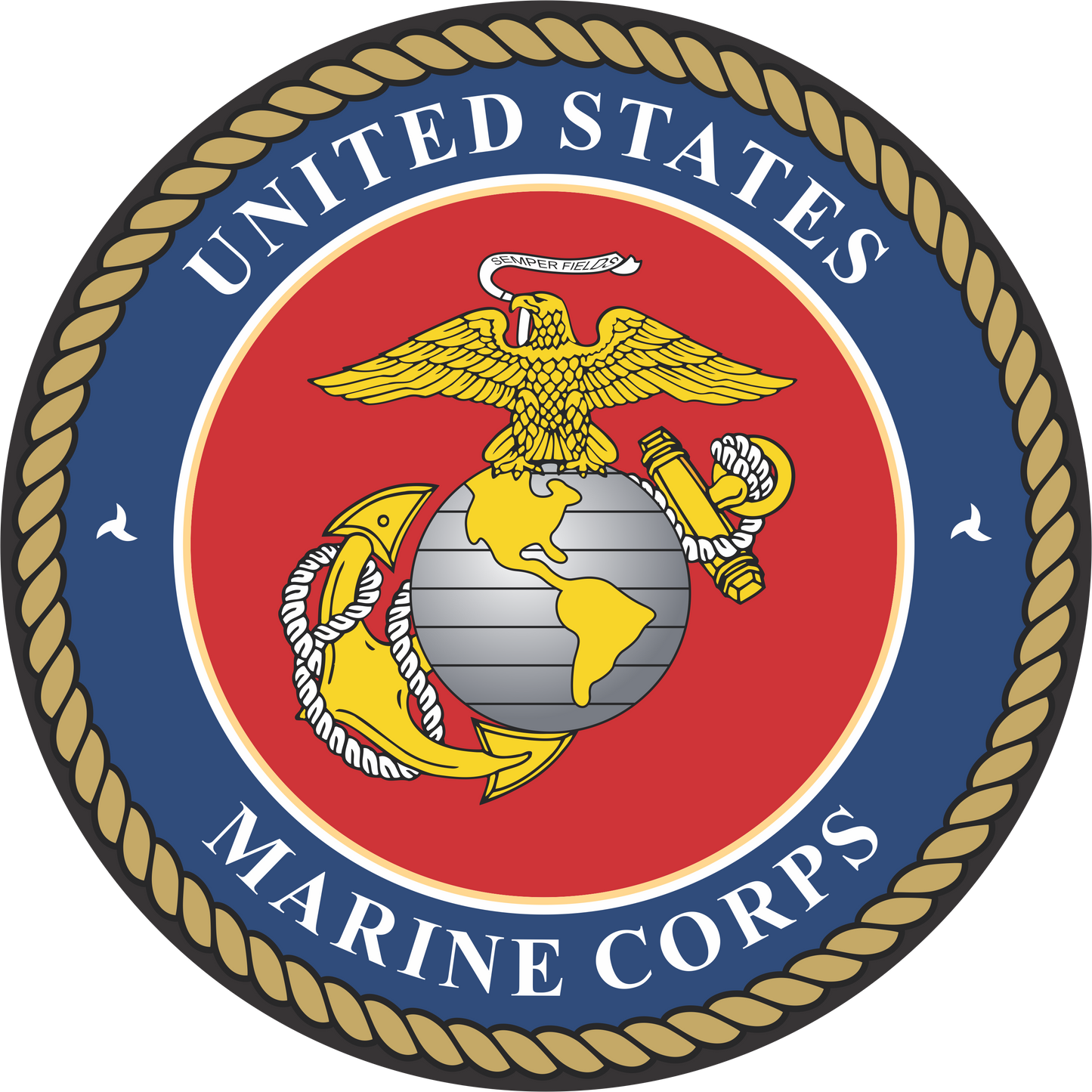 Marine Round Sign