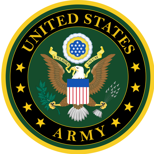 Army Round Sign