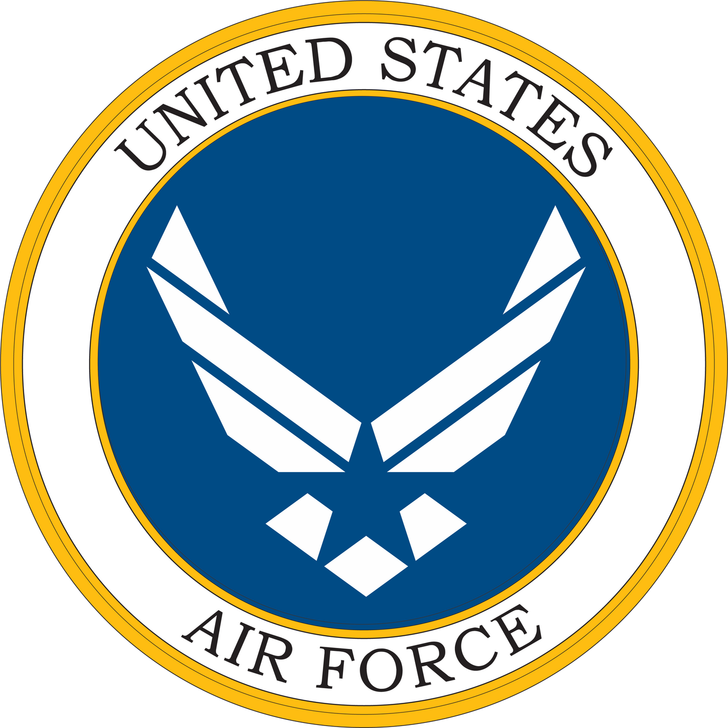 Air Force Round Sign