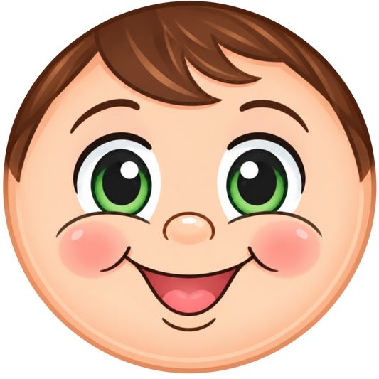Elf Face round sign