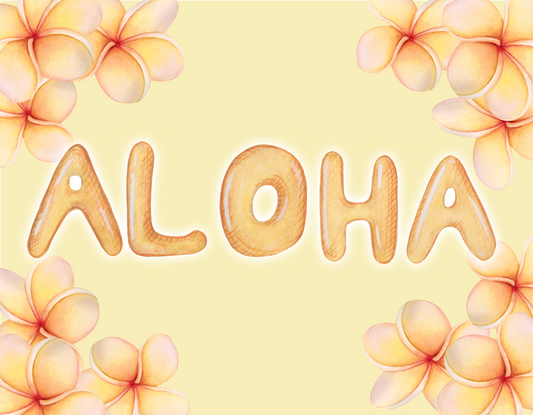 Aloha Sign 9x7