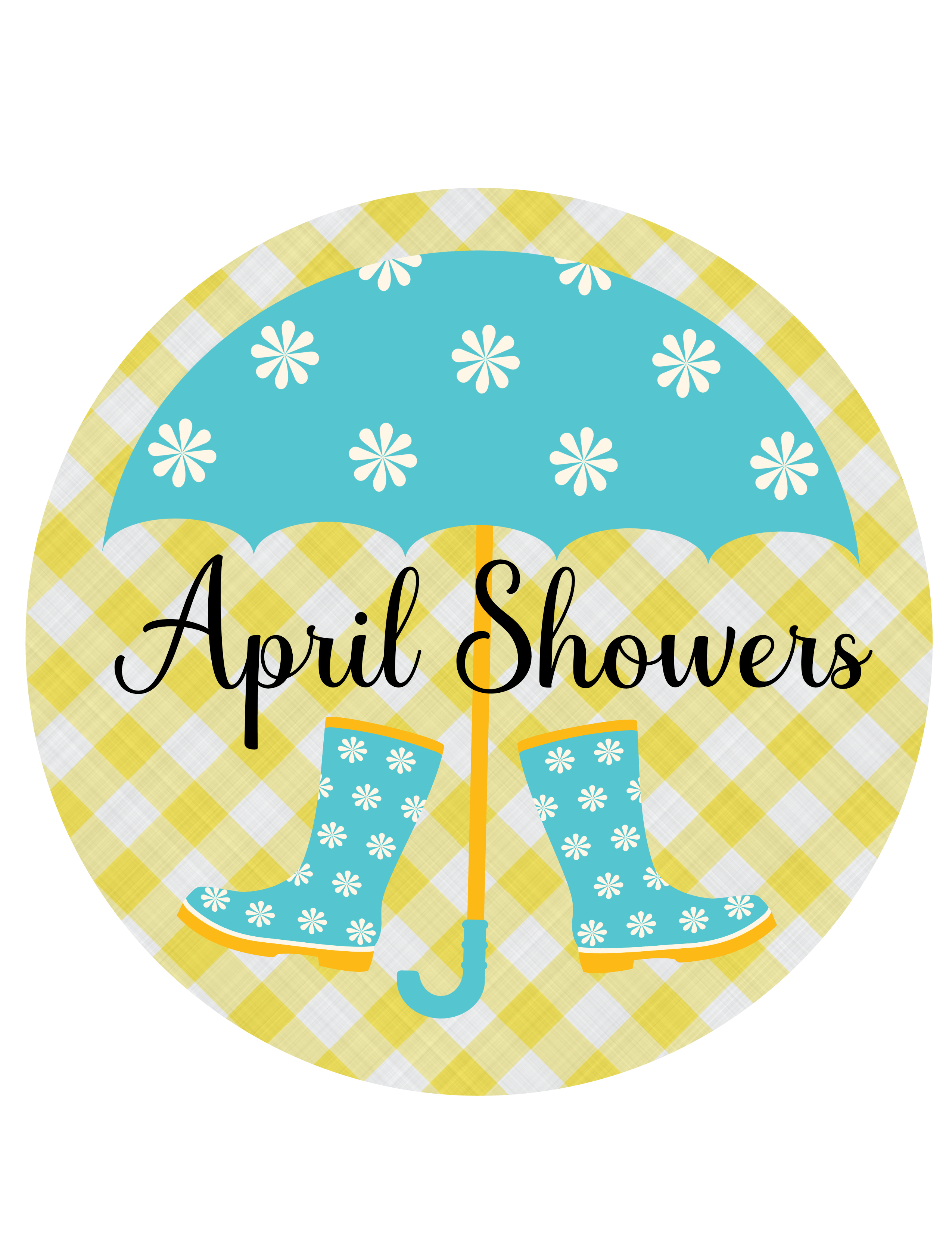 Appril Sign April Showers – RCL Signs and More