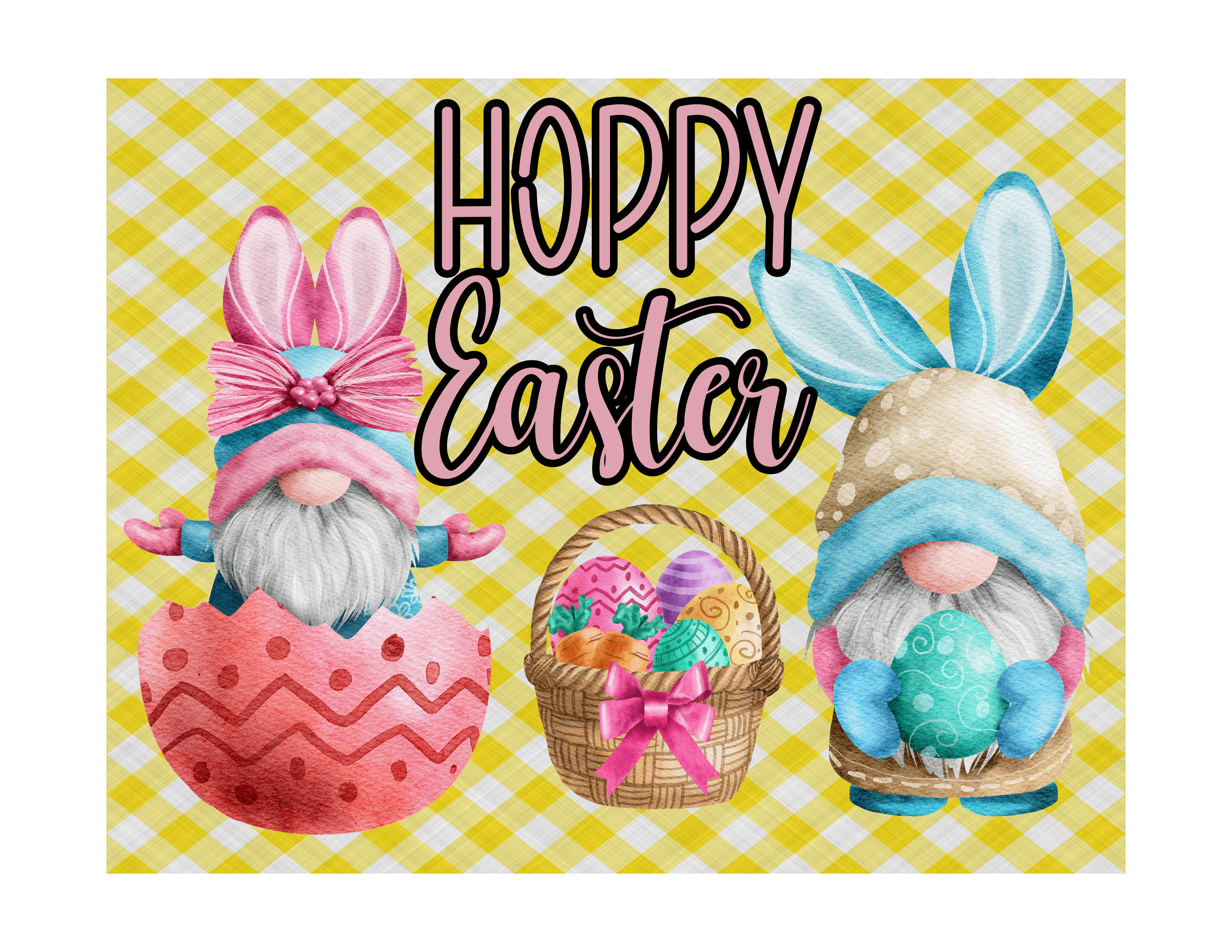 Gnome Vs Rabbit Bunny Gnome – RCL Signs and More