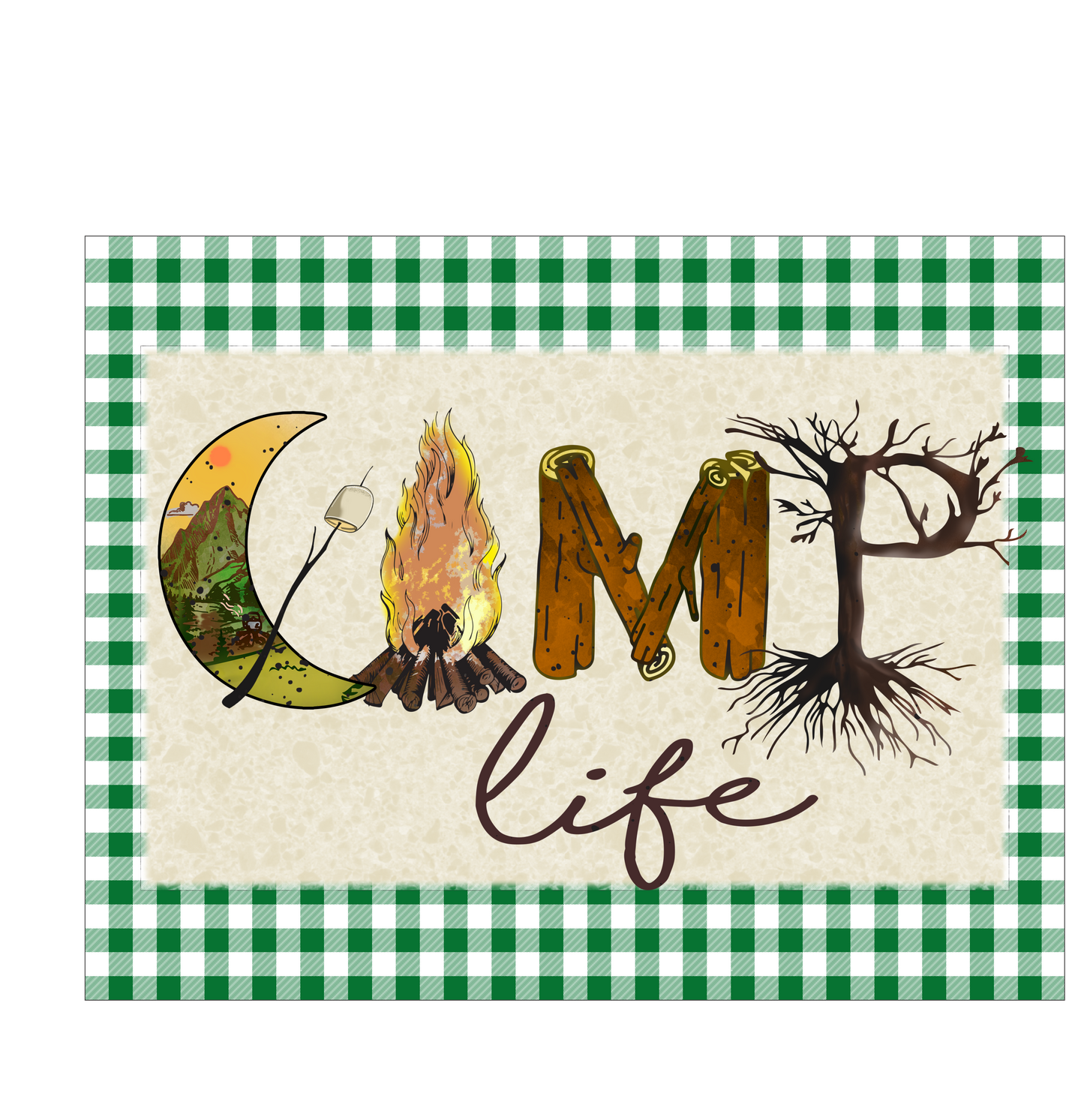 Camp Life 9x7