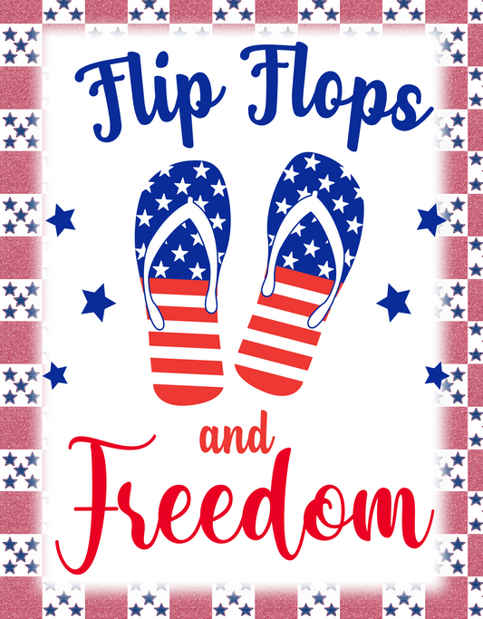 Flip Flop Freedom 9x7