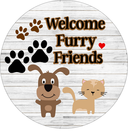 Welcome Furry Friends Round