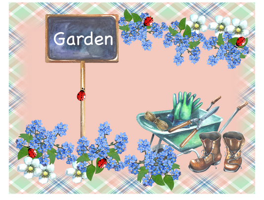 Garden Sign 9x7