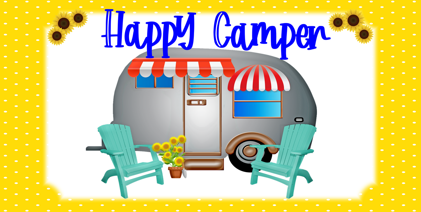 Happy Camper 12x6