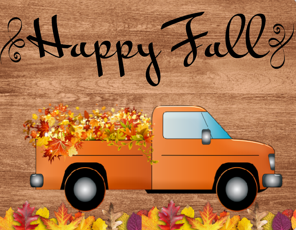 Happy Fall Truck Sign – RCL Signs and More