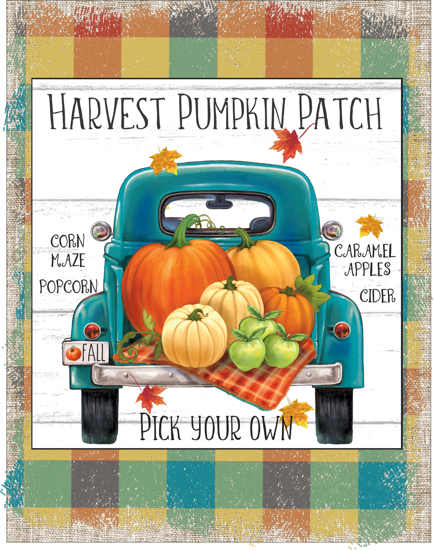 7 x 9 Harvest Pumpkin patch sign