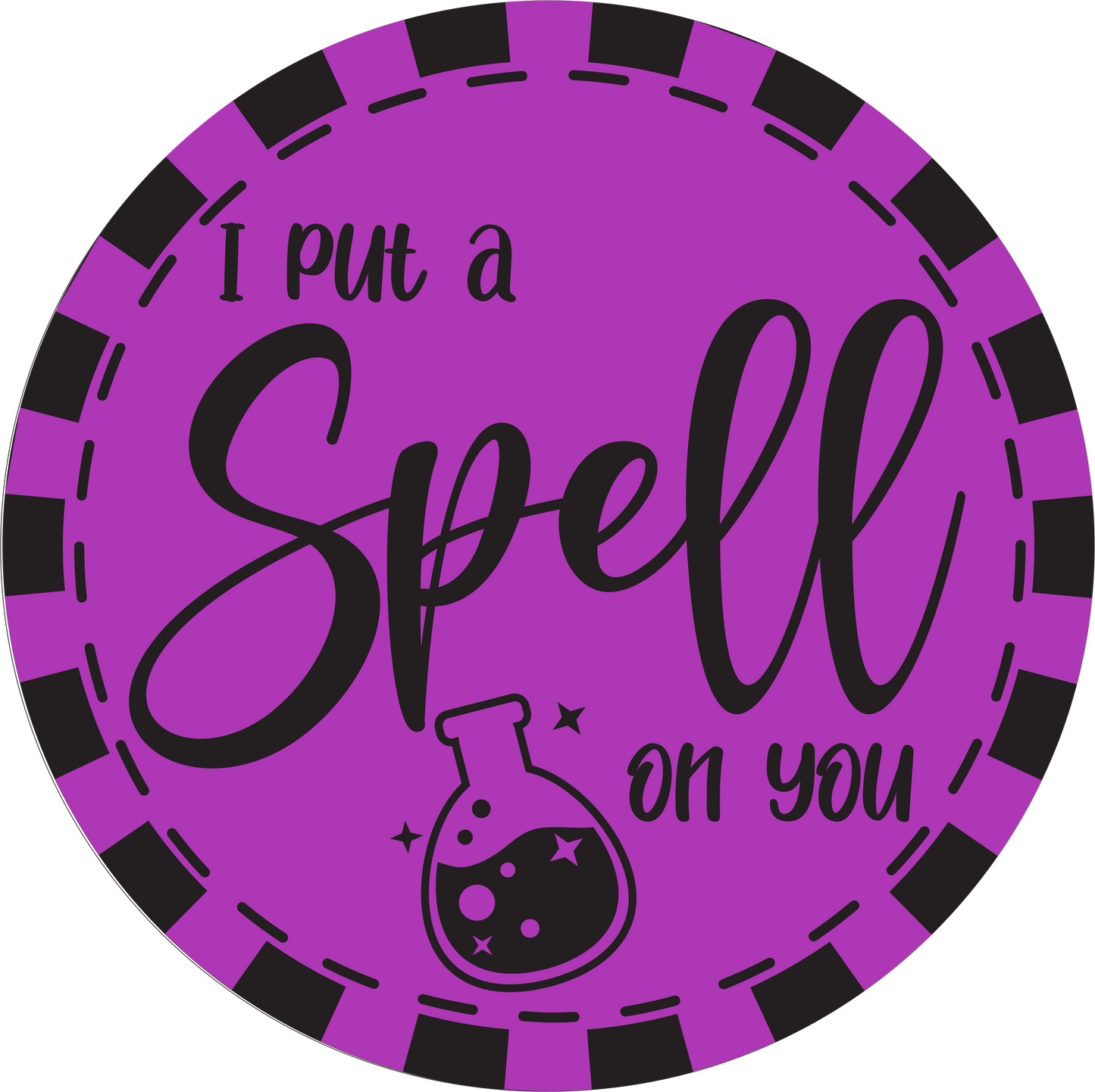 I put a spell on you Halloween sign