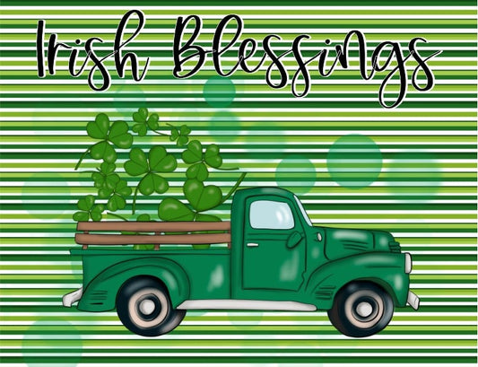 Irish Blessings Truck Sign