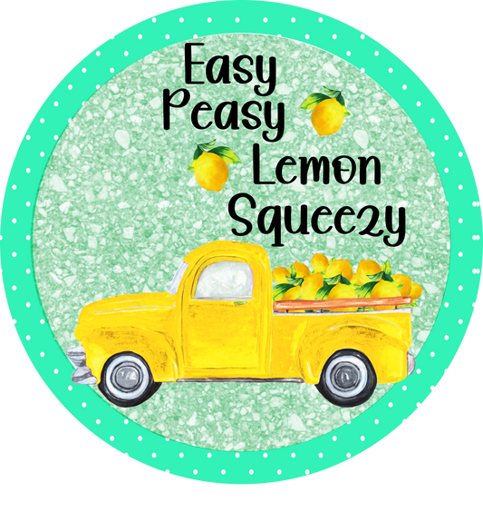 Easy Peasy Lemon Squeezy Round