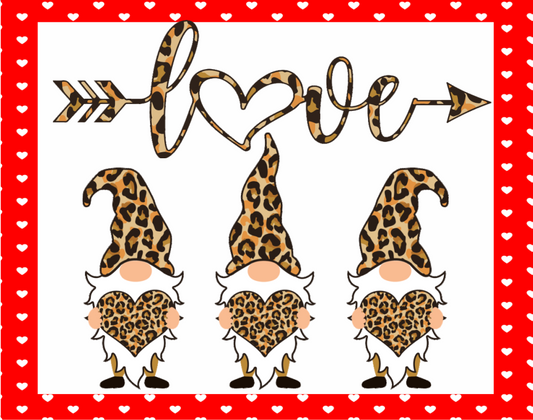 Love Gnome Leopard Print