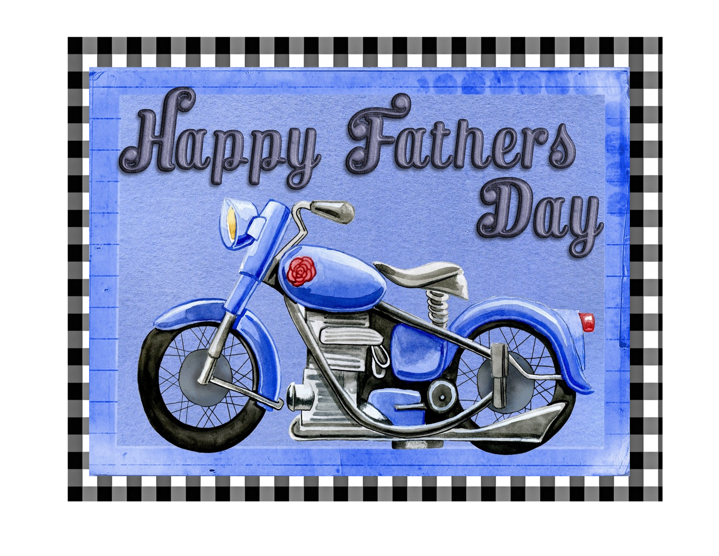Motorcycle Fathers Day Sign