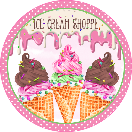 Ice cream shoppe Round